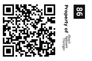 Label sticker 30 × 20 mm for UID 86