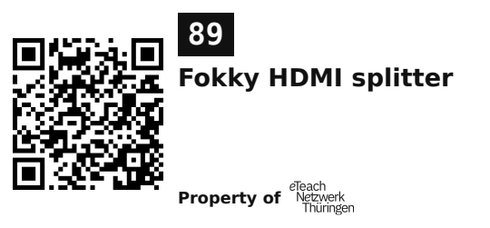 Label sticker 45.7 × 21.2 mm for UID 89